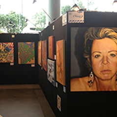 brisbane art show displays
