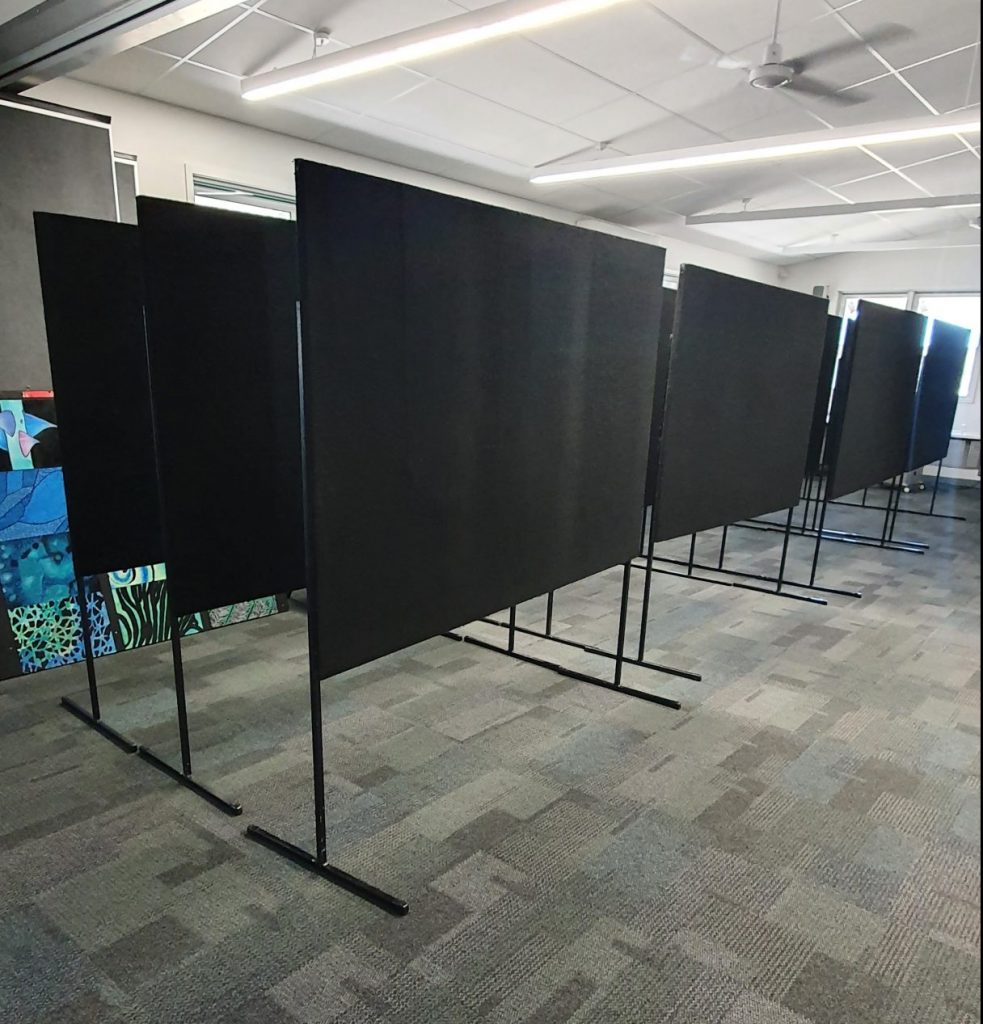 Posterboard on legs 2.4m W x 1.82m H Exhibition & Display Services