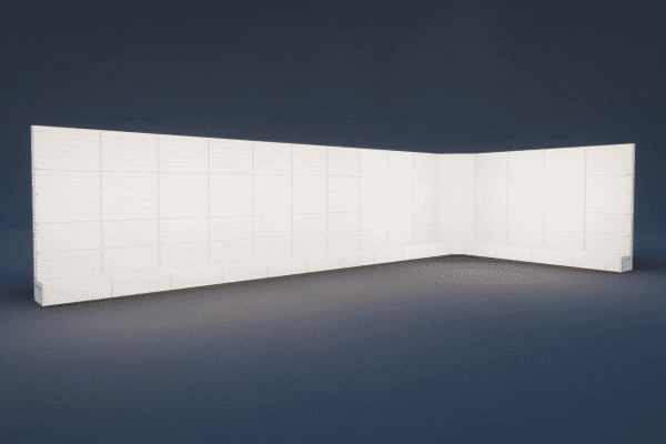 Freestanding Slat Wall 2400H x 900W - Image 6