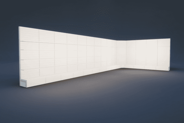 Freestanding Slat Wall 2400H x 900W - Image 5