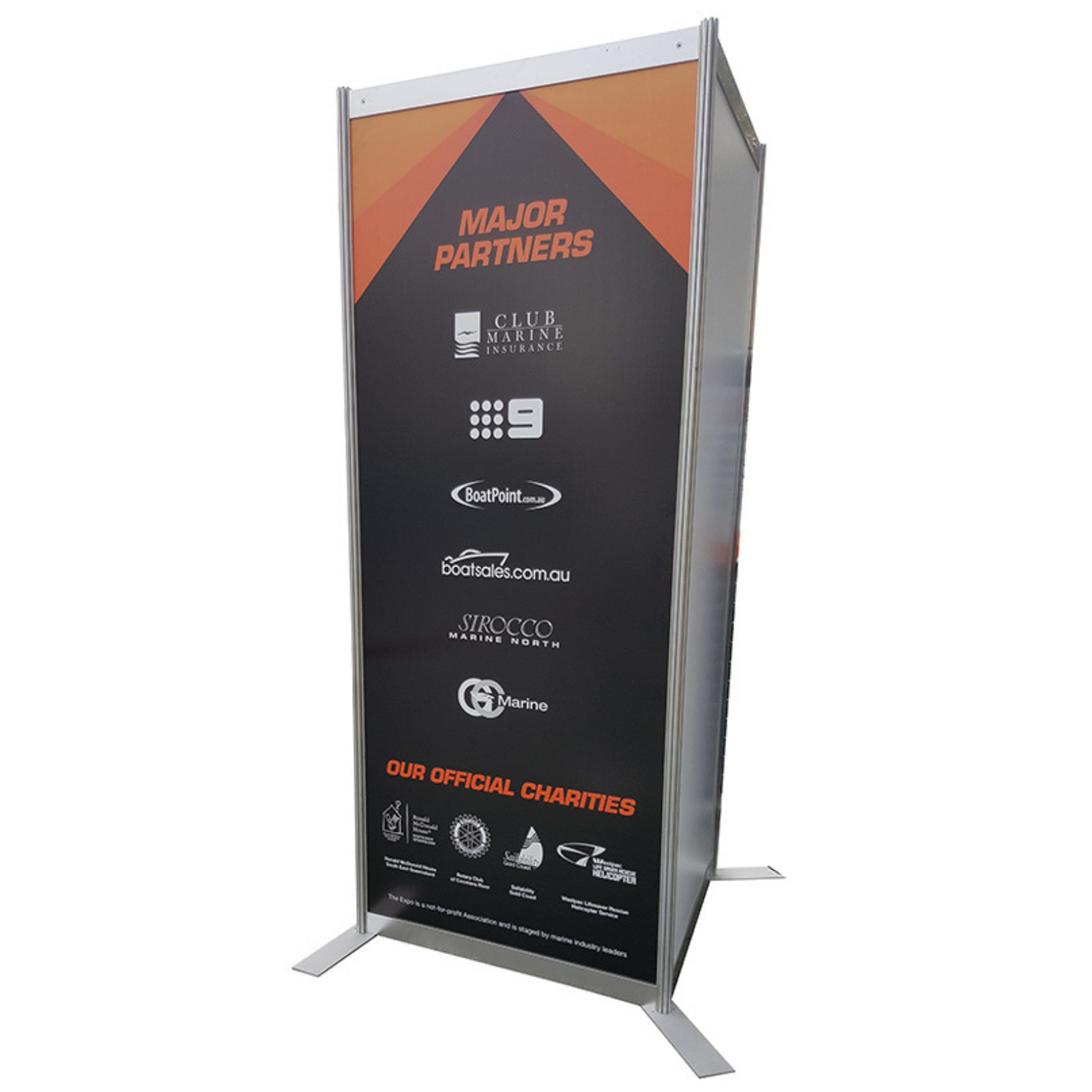 Octanorm Signage Column Exhibition Display Services