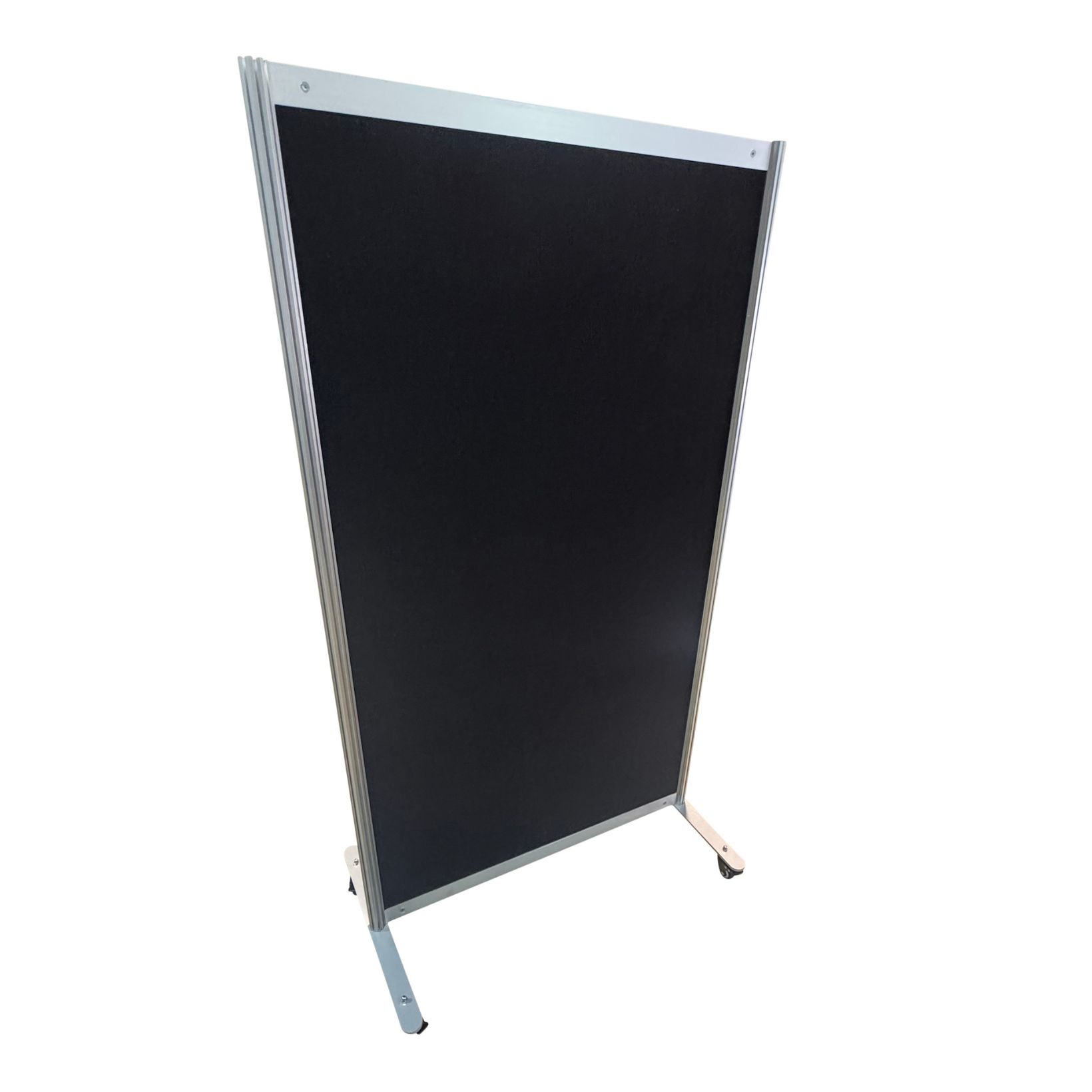 2m x 1m Premium Black Fabric Display Board on Wheels – Purchase - Image 2