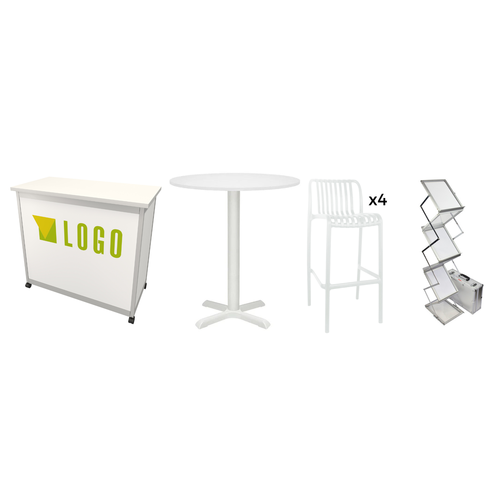 Modern Counter Print Table Combo